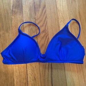 J. Crew Blue Bikini Top